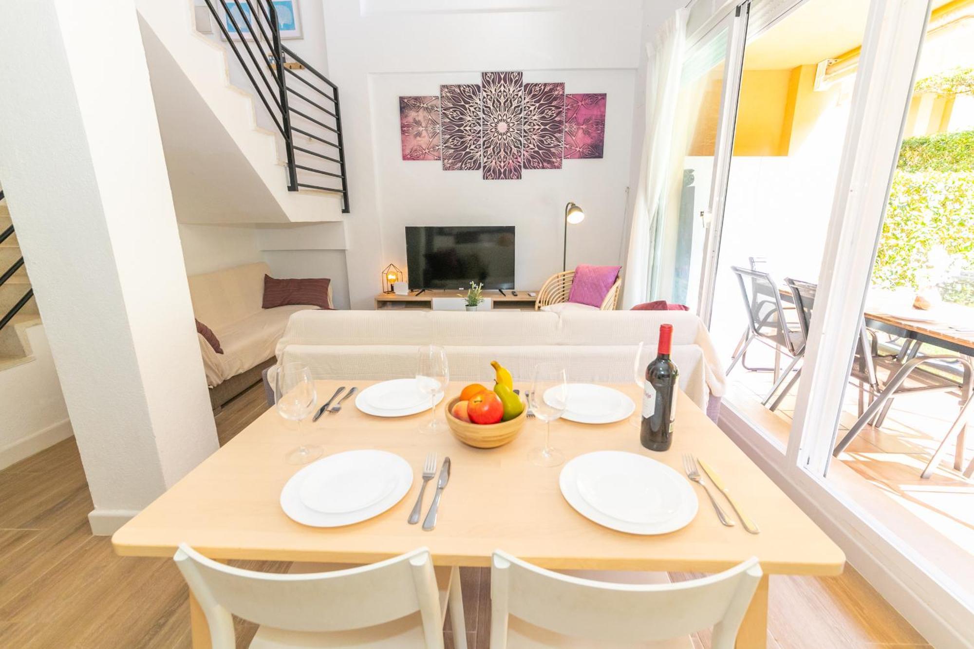 Adosado Nuevo Con Piscina, Playa, Garaje Y Jardin 로스 카뇨스 데 메카 외부 사진